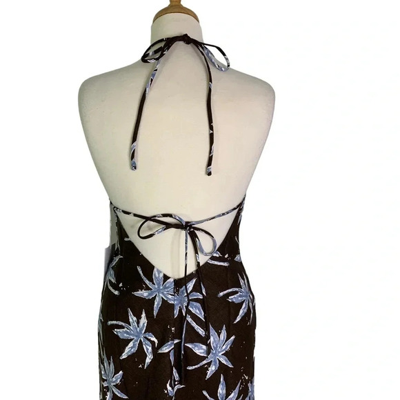 NWT Reformation Linen Dress Selia Midi Desert Palm Brown Size S - Picture 8 of 15